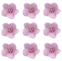 Global Sugar Art Blossom Sugar Cake Flowers with Pearl Stamens, Pink, by Chef Alan Tetreault