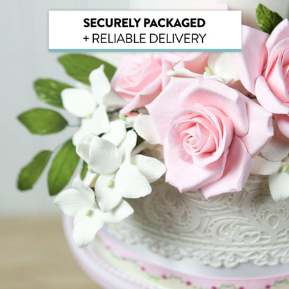 White Hydrangea Flowers, Medium (1.5-inch), 24 Count