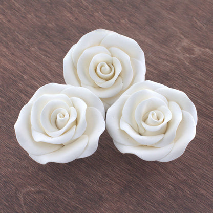 White Roses Unwired, 2-inch, 12 Count