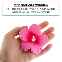Hibiscus Sugar Cake Flowers, Pink Tropical Sugar Flowers, by Global Sugar Art