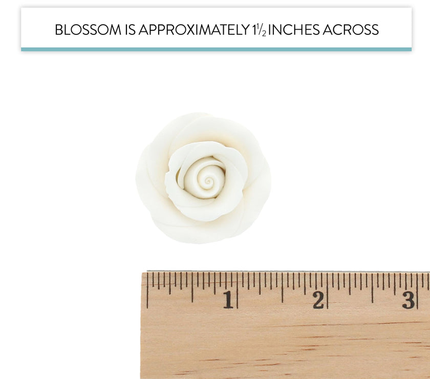 Premium Roses for Decorating Cakes and Cupcakes, by Global Sugar Art, Medium, Lavender Pink Yellow Peach