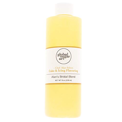 Alan's Bridal Blend Cake, Icing, Frosting and Baking Flavoring 8 Ounces by Global Sugar Art