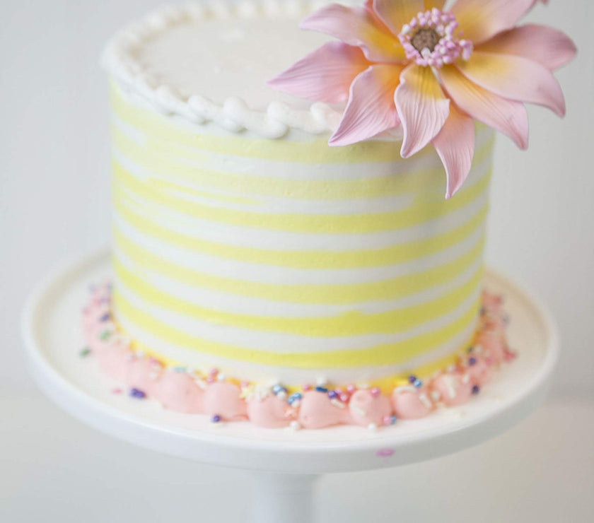 Tranquil Water Flowers, Decorative Sugar Cake Flowers by Global Sugar Art, 3 Count, Pink