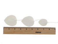 Hydrangea Leaves, Gum Paste Cake Decorations by Global Sugar Art, White, Multiple Sizes