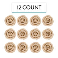 Premium Roses for Decorating Cakes and Cupcakes, by Global Sugar Art, Medium, Lavender Pink Yellow Peach