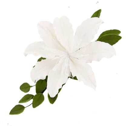 White Shrine Lily Spray, 1 Count