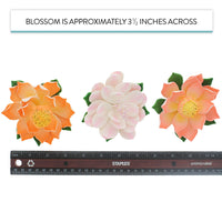 Protea Sugar Cake Flowers by Global Sugar Art, Assortment, 3 Count