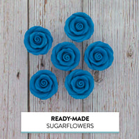 Premium Roses for Decorating Cakes and Cupcakes, by Global Sugar Art, Medium, Lavender Pink Yellow Peach