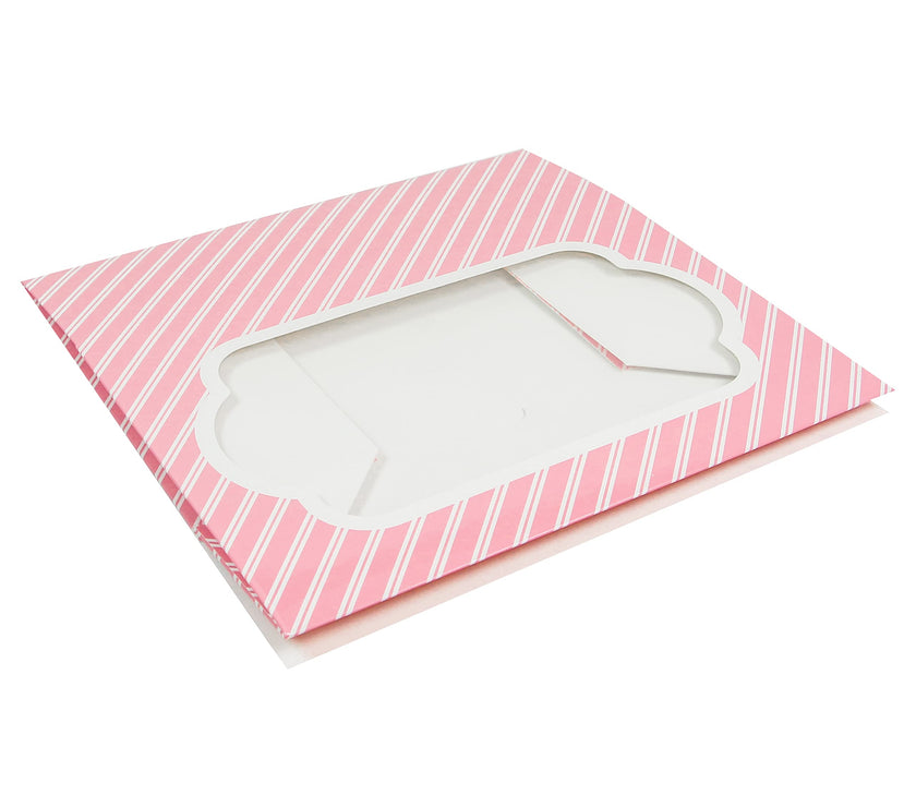 Global Sugar Art Quarter Sheet Cake & Cupcake Box with Window and Cupcake Insert, Auto-Popup, 14 x 10 x 4 Inches, 5 Count