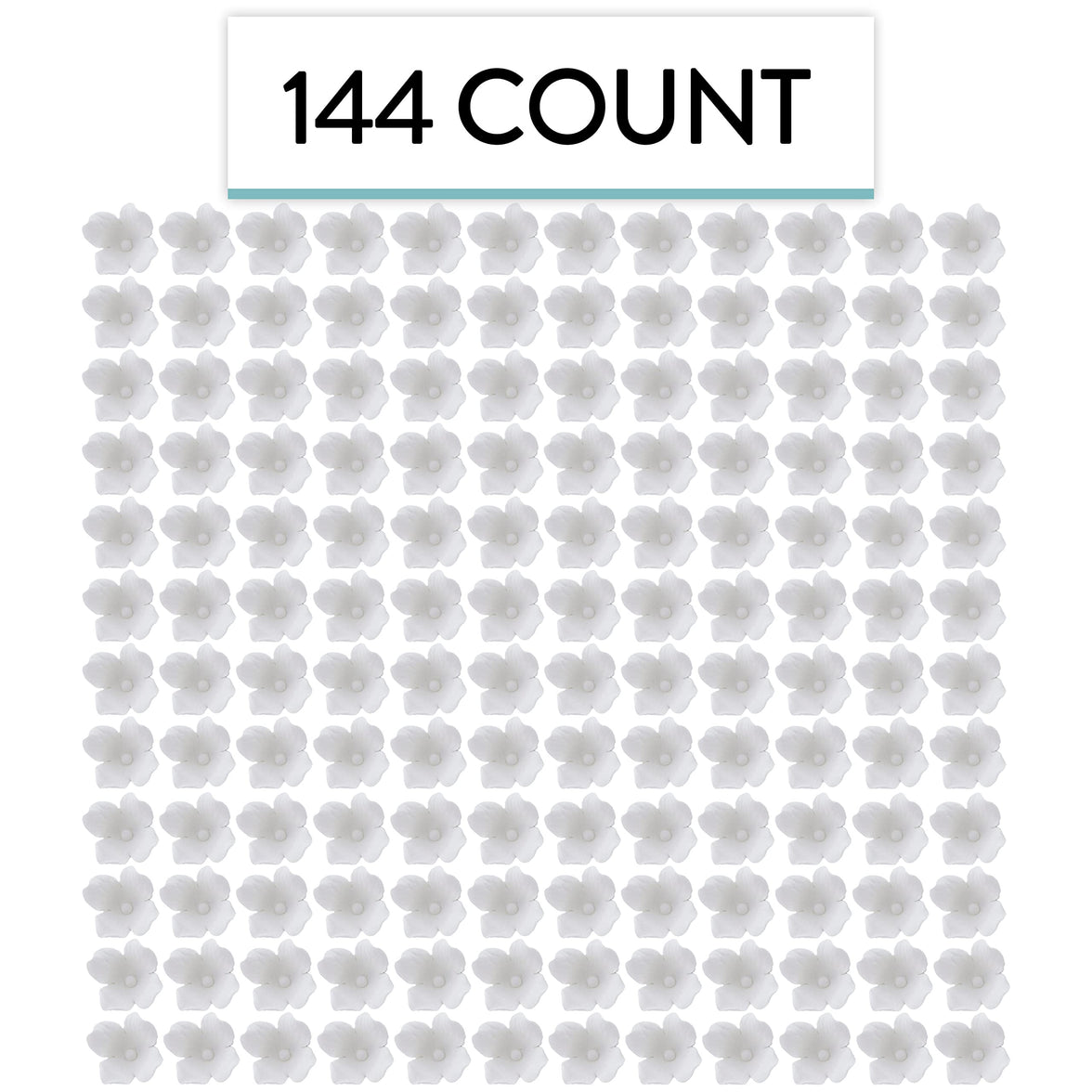 Hydrangea Sugar Flower Cake Decorations by Global Sugar Art, White