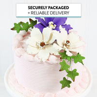 Ivy Leaf  Spray  Cake Decoration by Chef Alan Tetreault, Global Sugar Art, 5 Count