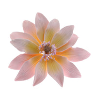 Tranquil Water Flowers, Decorative Sugar Cake Flowers by Global Sugar Art, 3 Count, Pink