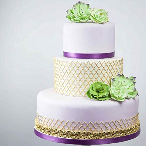 Global Sugar Art Succulents Sugar Cake Flowers, Garden Variety, by Chef Alan Tetreault