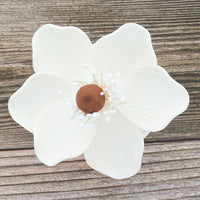 Global Sugar Art Sugar White and Brown Anemone by Chef Alan Tetreault, 4 Count