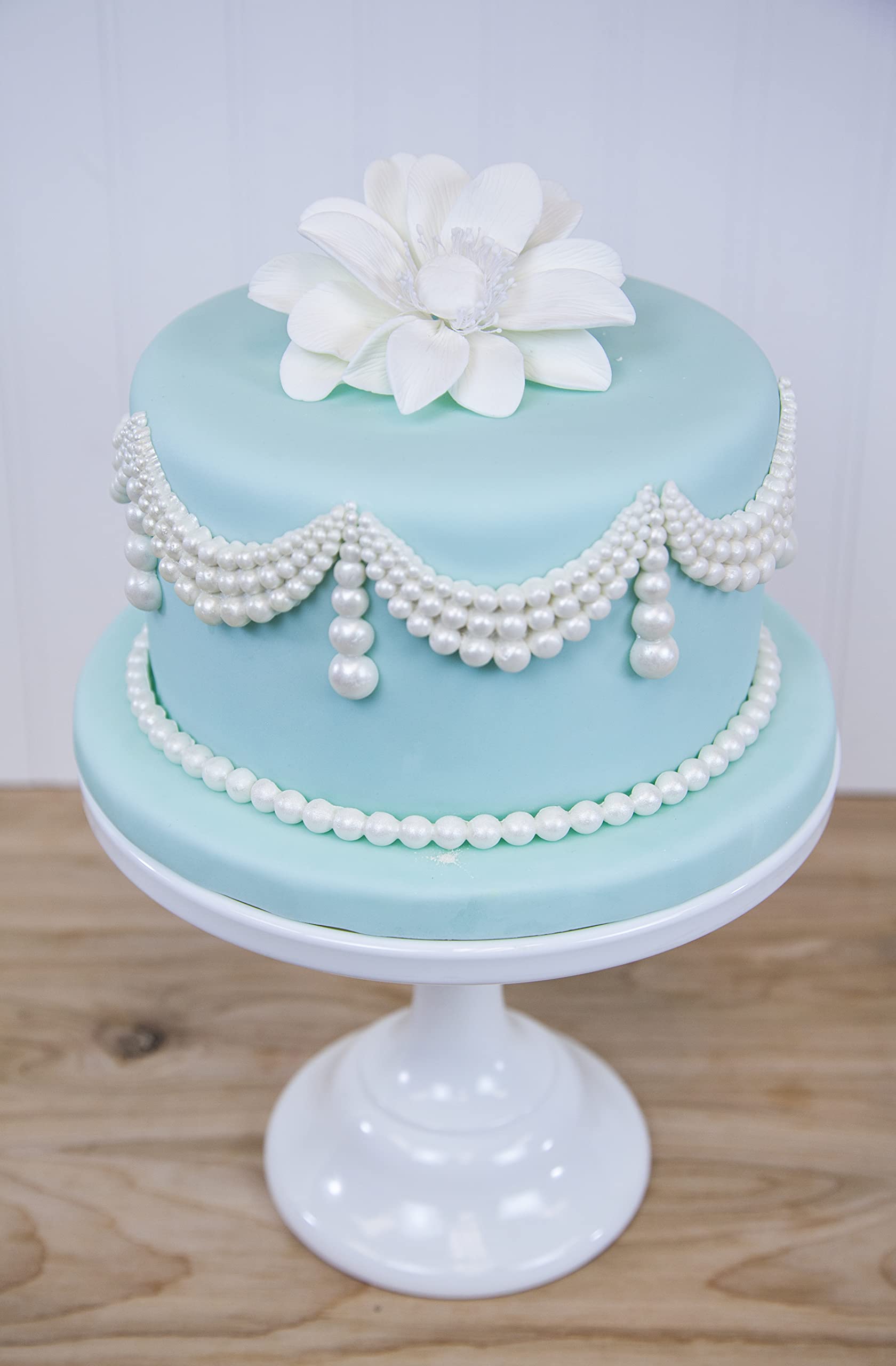 Global Sugar Art Sugar All White Anemone by Chef Alan Tetreault, 3 Count