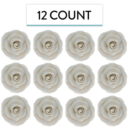 White Roses Unwired, 2-inch, 12 Count