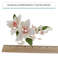 Sugar Lilies, Lily Flower Sprays, Cake Toppers by Global Sugar Art, Pink Double Rubrum Lily Spray