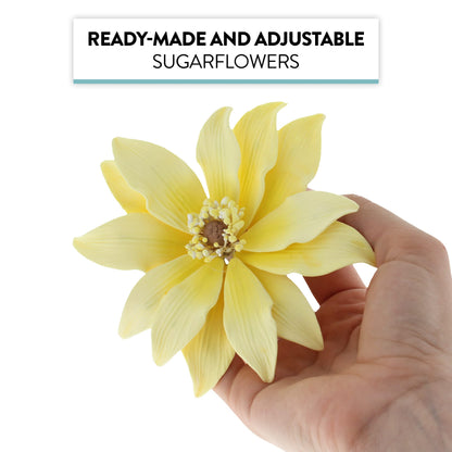 Yellow Tranquil Water Flowers, 3 Count