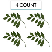 Magnolia Leaf Spray Cake Decoration by Chef Alan Tetreault, Global Sugar Art, 4 Count