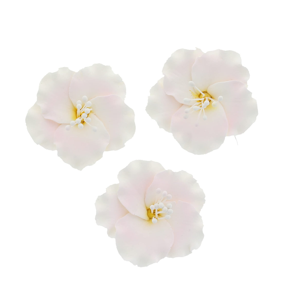 Azalea Sugar Flowers for Cake Decorating, by Global Sugar Art, Soft Pink