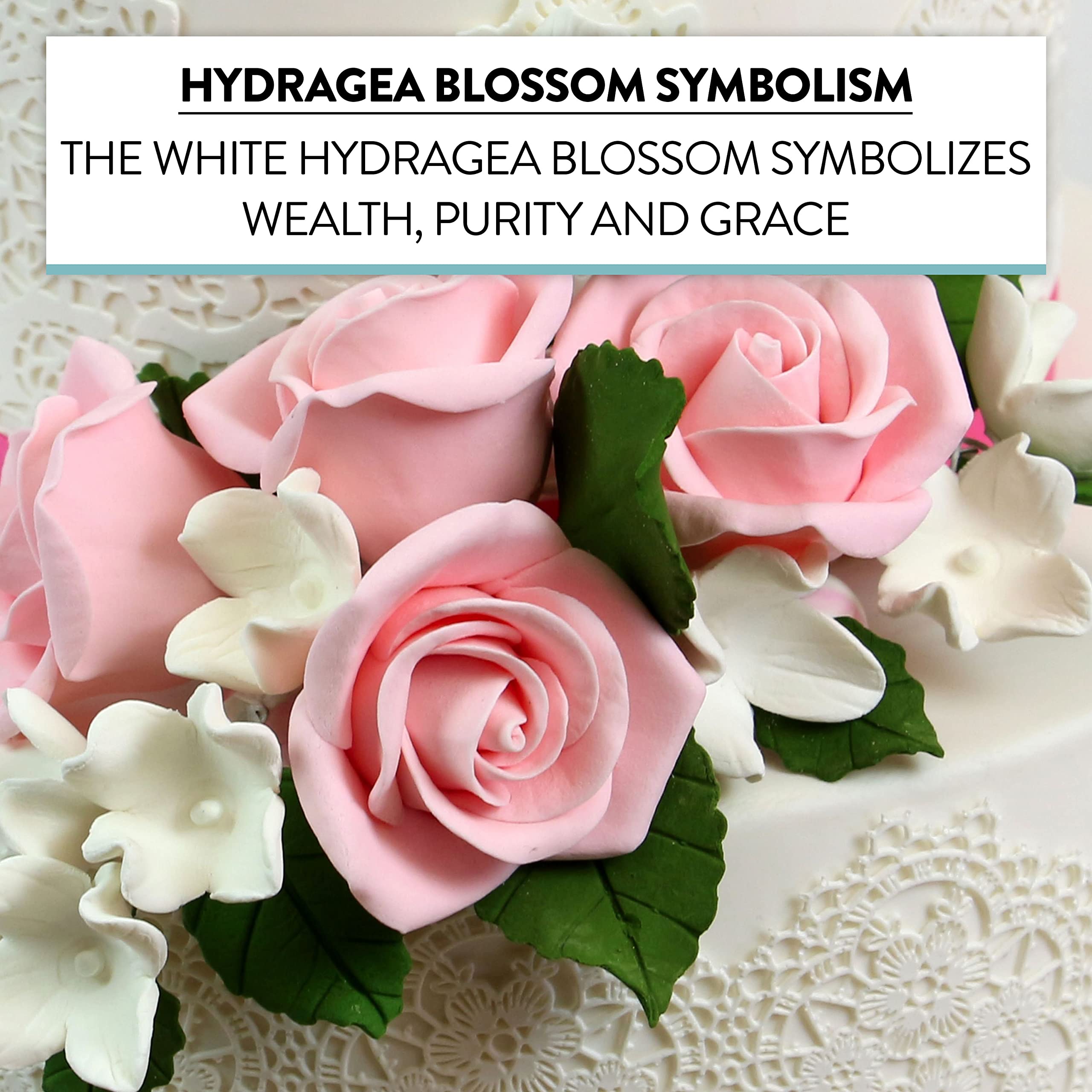 Global Sugar Art Sugar Hydrandea Blossoms Wired by Chef Alan Tetreault