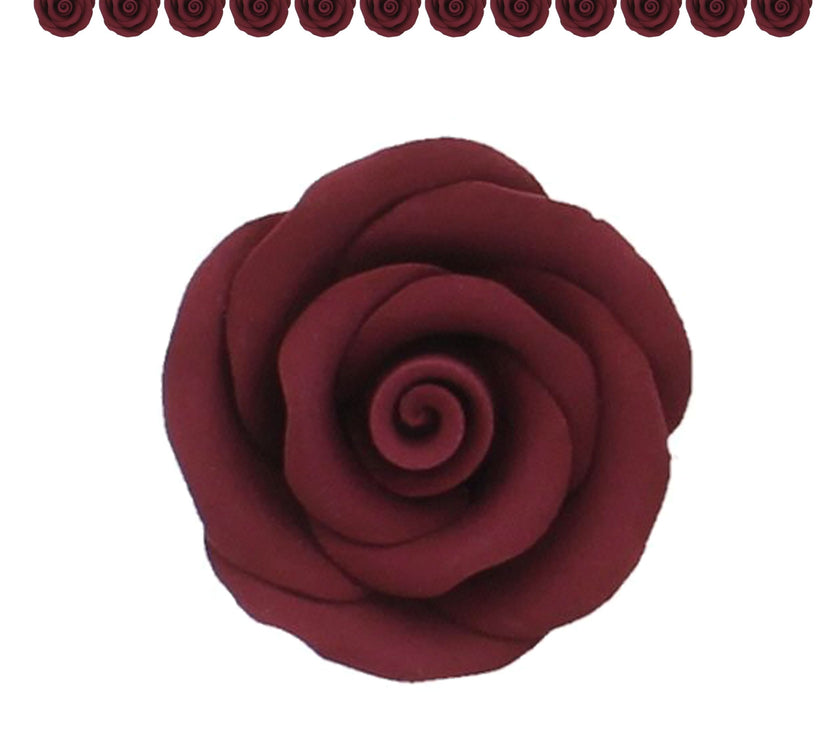 Premium Roses for Decorating Cakes and Cupcakes, by Global Sugar Art, Medium, Lavender Pink Yellow Peach