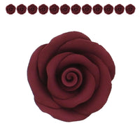 Premium Roses for Decorating Cakes and Cupcakes, by Global Sugar Art, Medium, Lavender Pink Yellow Peach