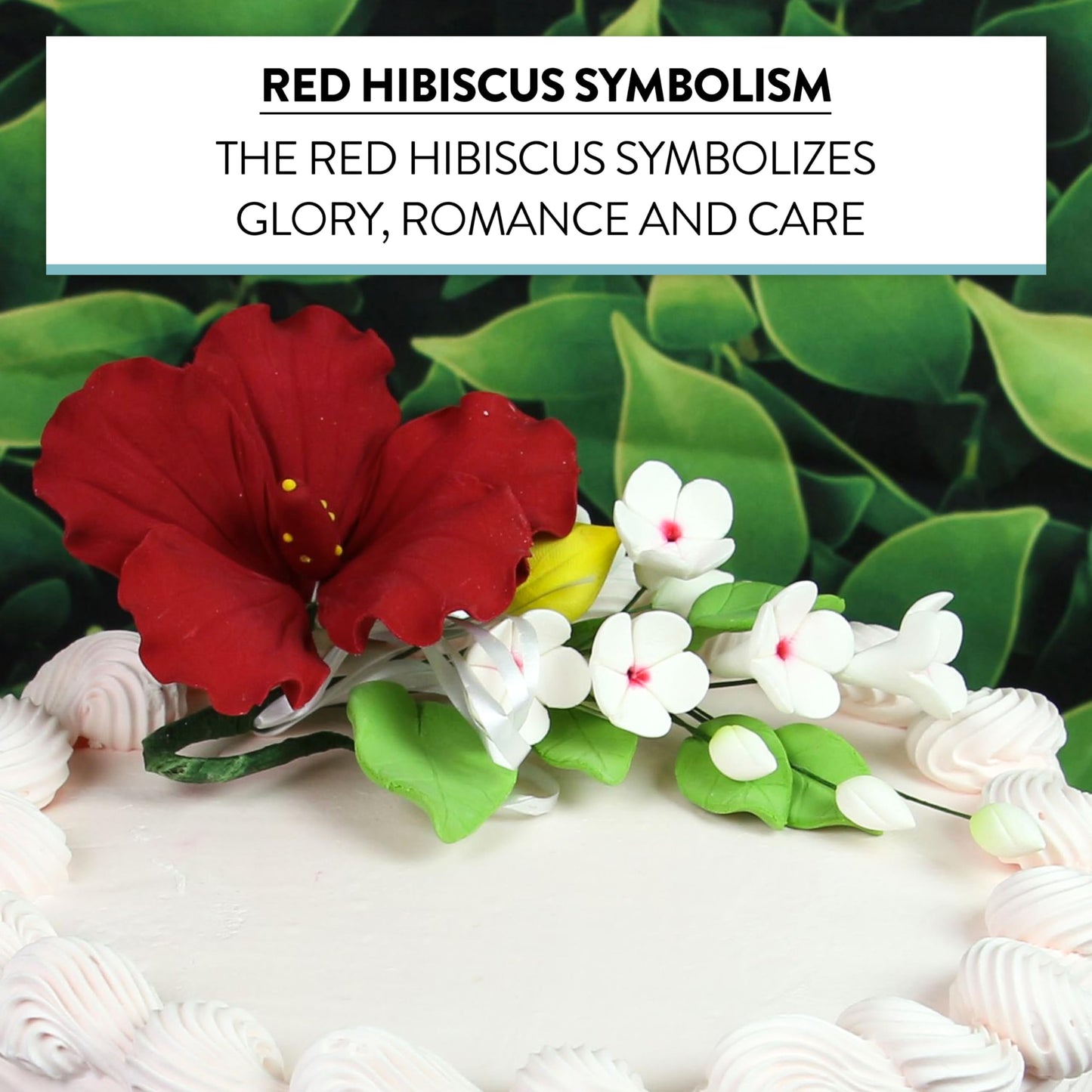 Red Hawaiian Hibiscus Spray