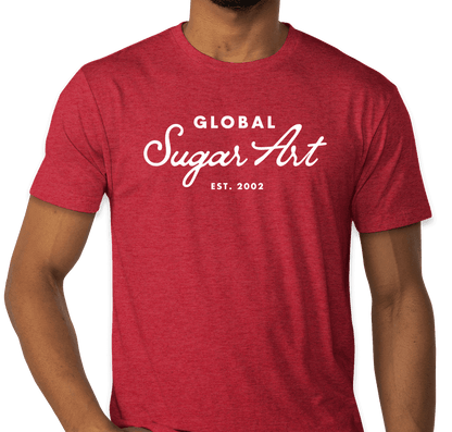 Global Sugar Art Tee — Vintage Red