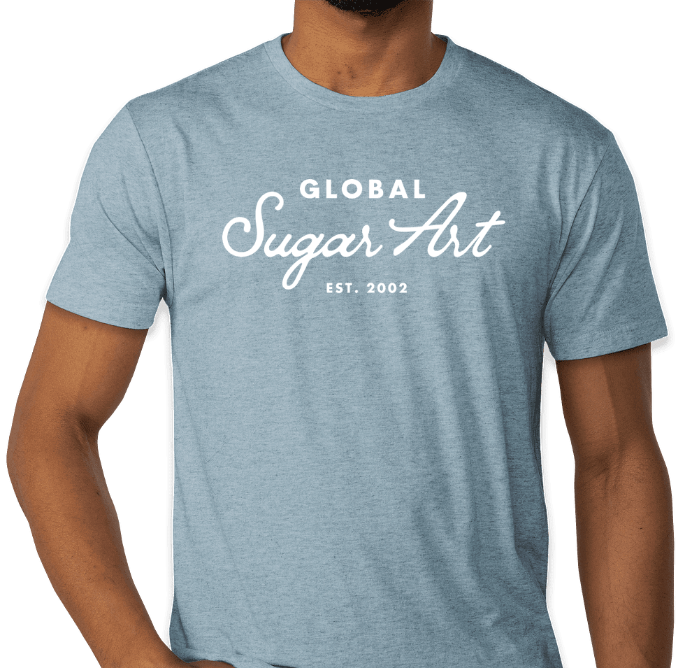 Global Sugar Art Tee — Vintage Stonewash Denim