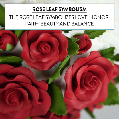 Rose Leaf Individual Leaves, Assorted Sizes