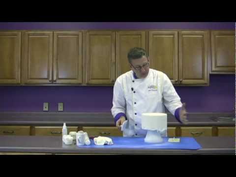 How to Cover A Cake with Fondant