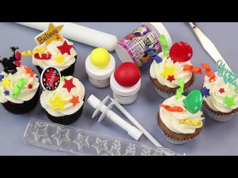 Gumpaste Confetti and Stars