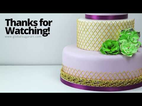 Tiered Cake with Succulents