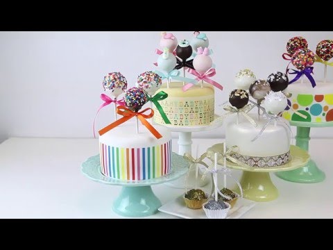 Gold & Silver Leaf Cake Pops