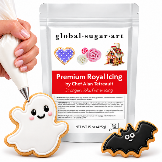 Global Sugar Art Royal Icing Mix Firm 15 oz Halloween hero 2000